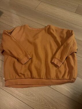 Free PeopleCozy Oversized Women's Sweater in Rust Orange
